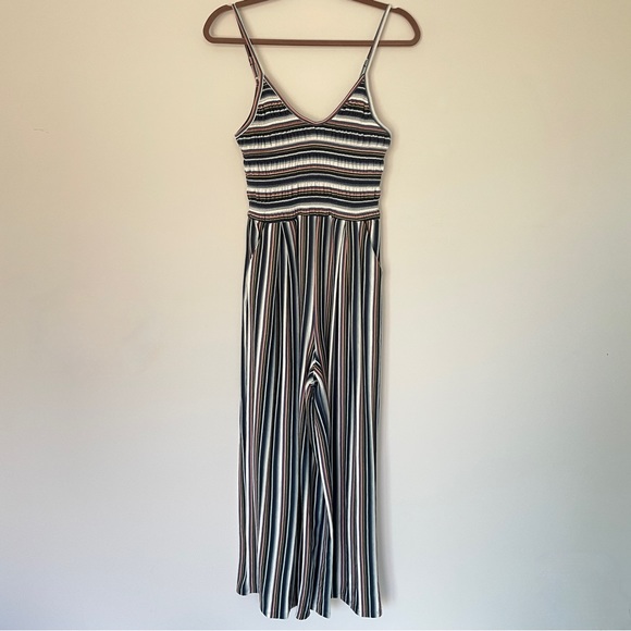 Xhilaration Pants - Xhilaration | Striped Multicolored Stretchy Romper Jumpsuit | Size XS